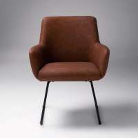 leather arm chair wholesale cheap of modern design for living room and home furniture