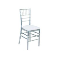 New Design Sinofur clear / crystal wedding chiavari chair with cushion