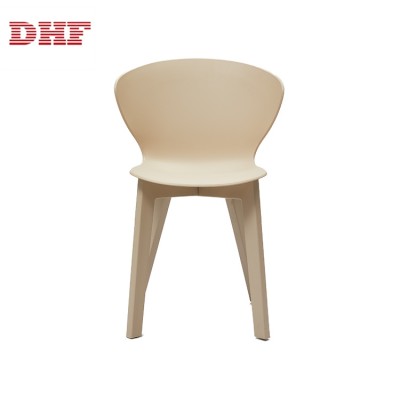 Home Furniture Cheap PP Plastic Coffee Shop Modern Stacking Dining Chairs