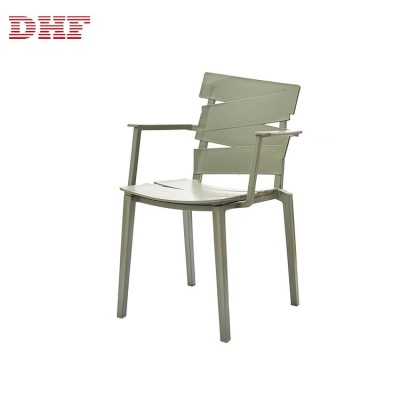 Wholesale Cheap Modern Design PP Plastic Armchair Arm Designer Chair Dining Room