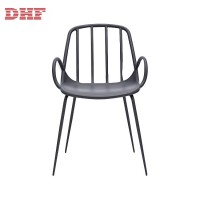 New Style Modern Leisure Metal Dining Chairs Cafe Restaurant For 1 People